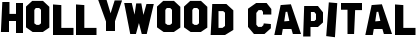 Hollywood Capital font