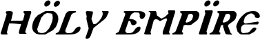 Holy Empire font