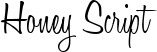 Honey Script font