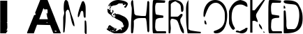 I Am Sherlocked font