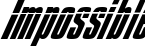 Impossible font