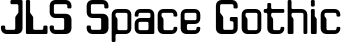 JLS Space Gothic font