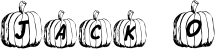 Jack O font