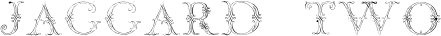 Jaggard Two font