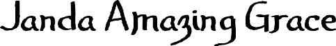 Janda Amazing Grace font