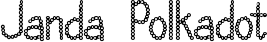 Janda Polkadot font