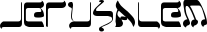 Jerusalem font