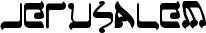 Jerusalem font