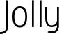 Jolly font