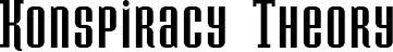 Konspiracy Theory font