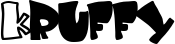 Kruffy font