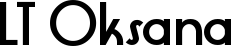 LT Oksana font