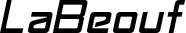 LaBeouf font