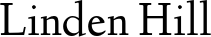 Linden Hill font
