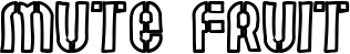 Mute Fruit font