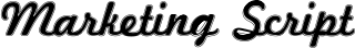 Marketing Script font