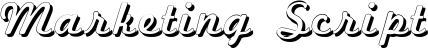 Marketing Script font