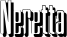 Neretta font