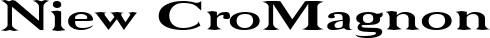 Niew CroMagnon font