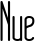Nue font
