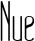 Nue font