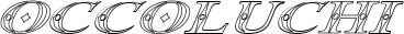 Occoluchi font