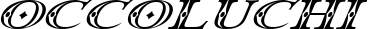 Occoluchi font
