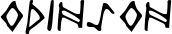Odinson font