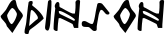 Odinson font