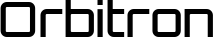 Orbitron font