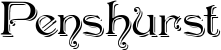 Penshurst font