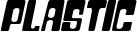 Plastic font