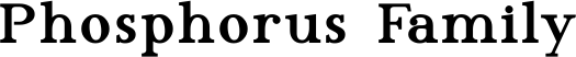 Phosphorus Family font