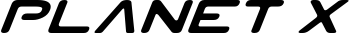 Planet X font