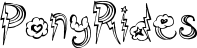 PonyRides font