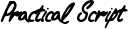 Practical Script font