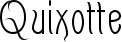 Quixotte font