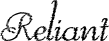 Reliant font