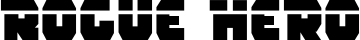 Rogue Hero font