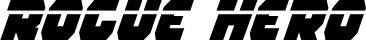 Rogue Hero font