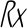 Rx font