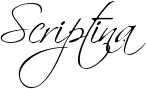 Scriptina font