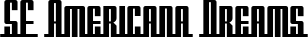 SF Americana Dreams font