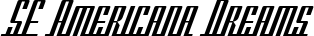 SF Americana Dreams font