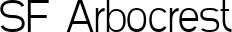 SF Arbocrest font