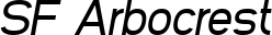 SF Arbocrest font