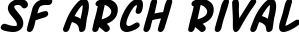 SF Arch Rival font