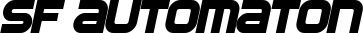 SF Automaton font