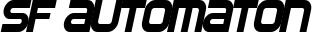 SF Automaton font