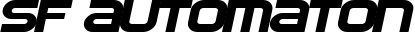 SF Automaton font